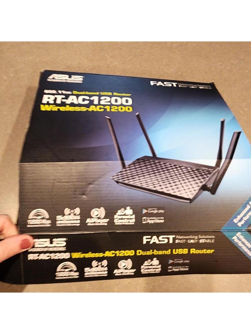 Asus RT-AC1200 Dual Band USB 802.11ac Wireless Router WiFi 2.4 5 ghz